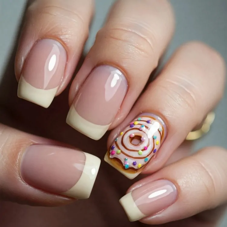 Glazed Donut Nails: трендовый маникюр с эффектом глазури
